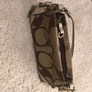 Coach Signature Wristlet